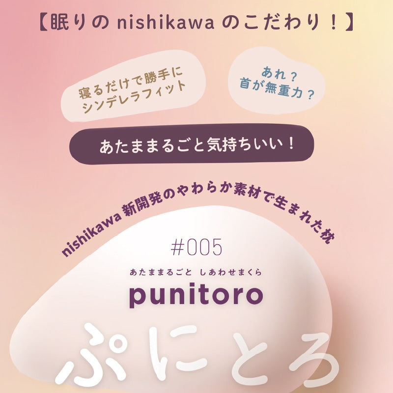 西川 punitoro ぷにとろまくら やわらかな新素材の紹介