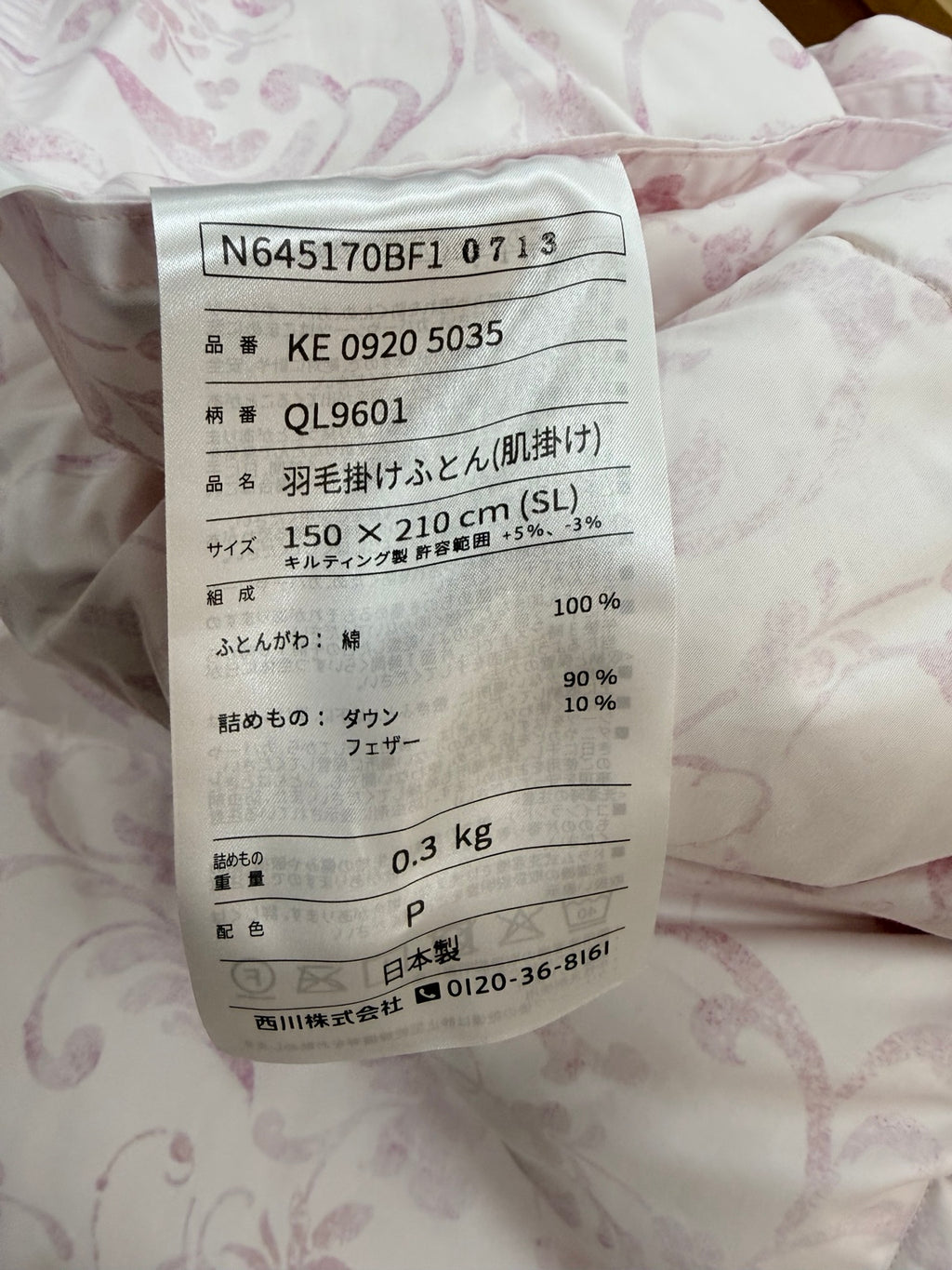 西川ダウンケット肌ふとん