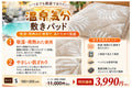 温泉気分 吸湿発熱わた 敷きパッド シングル 100×205cm